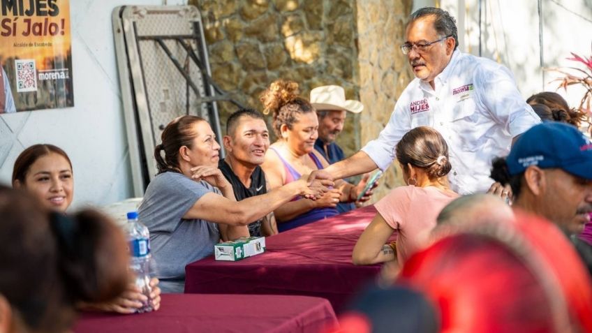 Andrés Mijes, candidato de Morena, busca reelección como presidente municipal de Escobedo