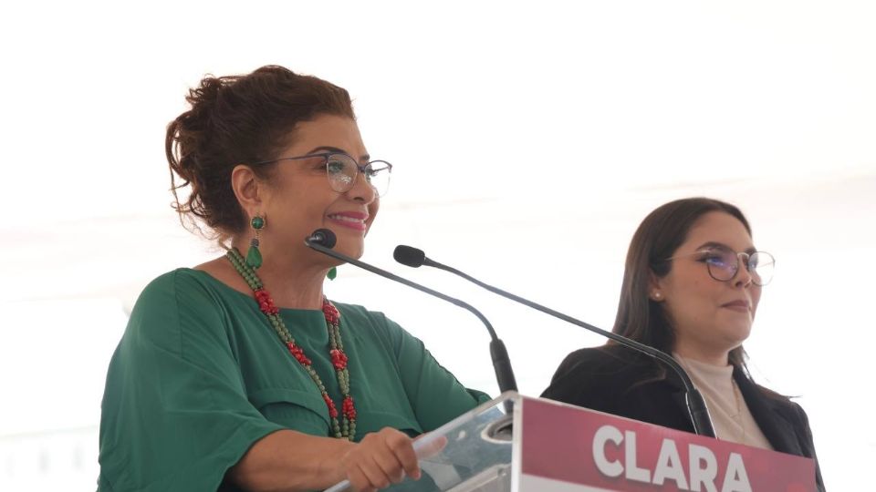 Clara Brugada, candidata a la Jefatura de Gobierno de la Ciudad de México.