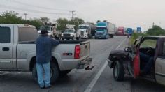 Agricultores mantienen bloqueo en la carretera Victoria-Matamoros