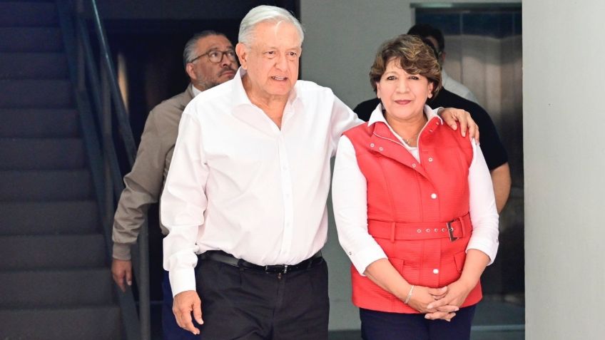 Presidente Andrés Manuel López Obrador y Gobernadora Delfina Gómez supervisan avances del IMSS-Bienestar