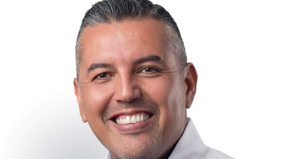 El candidato a diputado local César Abelardo Rodríguez Rincón, por la coalición Partido Revolucionario Institucional (PRI) y Partido Acción Nacional (PAN). 