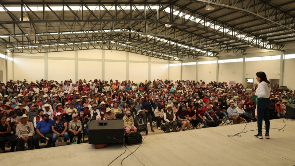 Mariela Gutiérrez, candidata al Senado por Morena en el Estado de México.