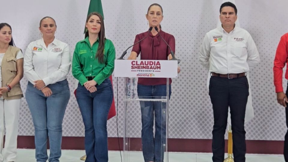 Claudia Sheinbaum pidió convertir el 2 de junio en un día de fiesta por la democracia. 