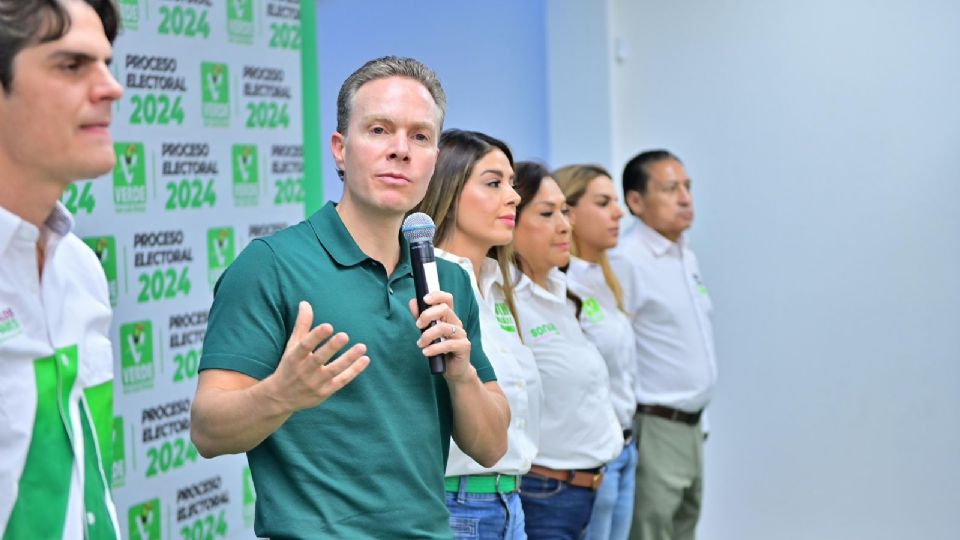 Manuel Velasco, candidato por el Partido Verde.