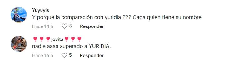 yuridia comentarios