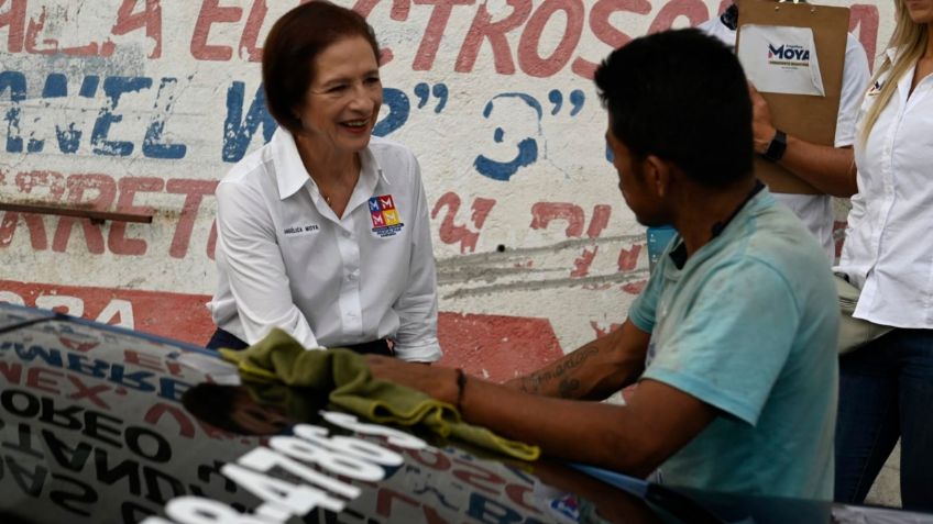 Angélica Moya, candidata a alcaldesa, asegura que encuestas le dan triunfo en Naucalpan