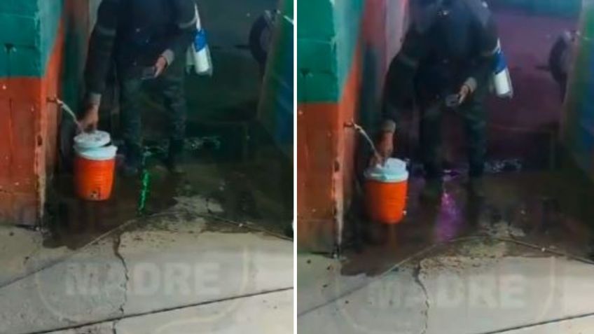 Captan a vendedor de café rellenando sus ollas con agua de la llave: VIDEO