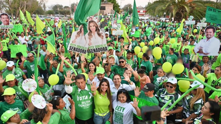 Familias capitalinas se unen a Ruth González y al Partido Verde