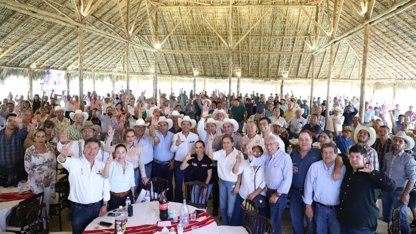 Lalo Rivera se compromete con ganaderos de Xicotepec a trabajar inmediatamente después de obtener el triunfo