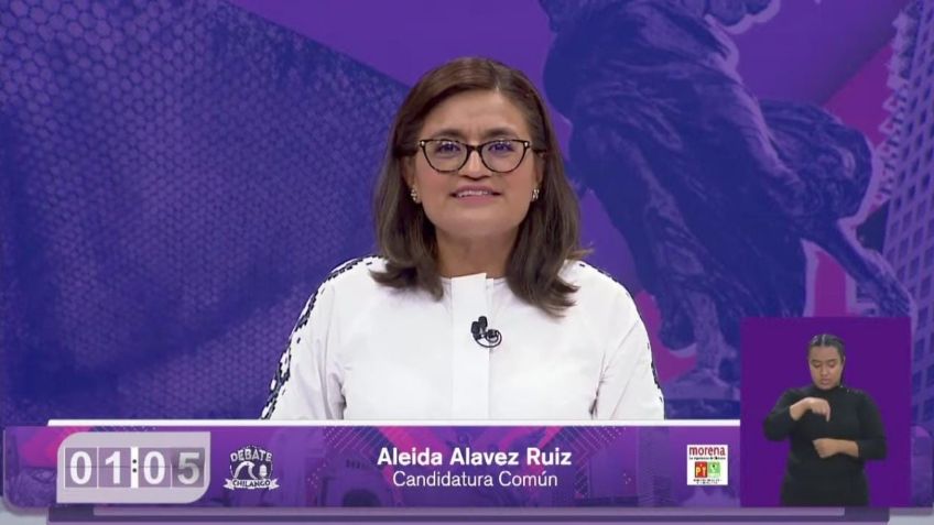 Ganamos el debate y vamos a arrasar el 2 de junio: Aleida Alavez