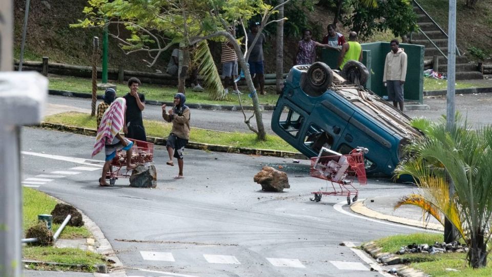 El caos reina en Nueva Caledonia desde el lunes.