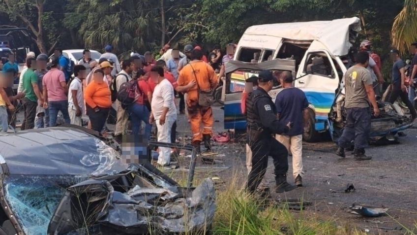 Accidente carretero deja 11 muertos en Tabasco