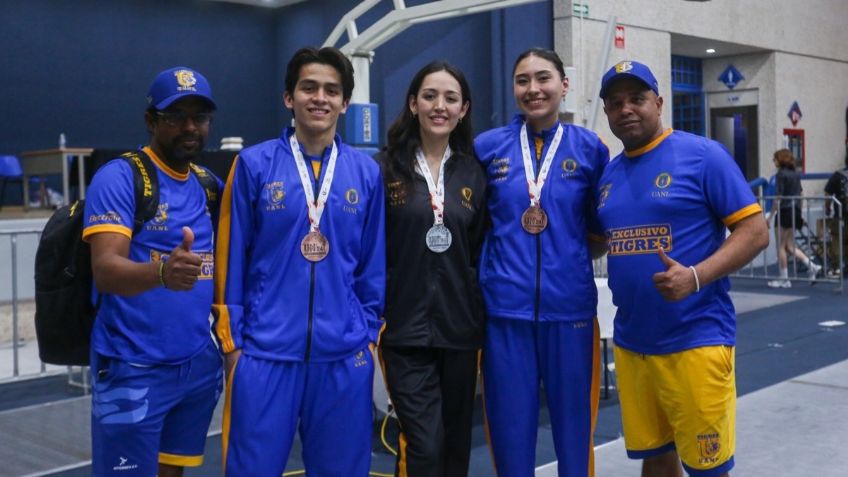 Ganan Tigres medalla de oro en tiro con arco