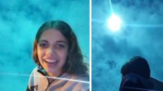 VIDEO: una chica graba el momento exacto en que un meteorito enciende el cielo y lo “parte” con un destello rojizo