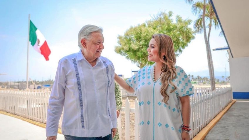 Evelyn Salgado recibe nuevamente al presidente Andrés Manuel López Obrador en Acapulco