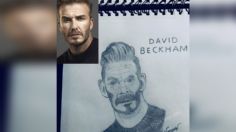 ¿David Beckham o Don Ramón?, este raro dibujo viral está dividiendo el internet