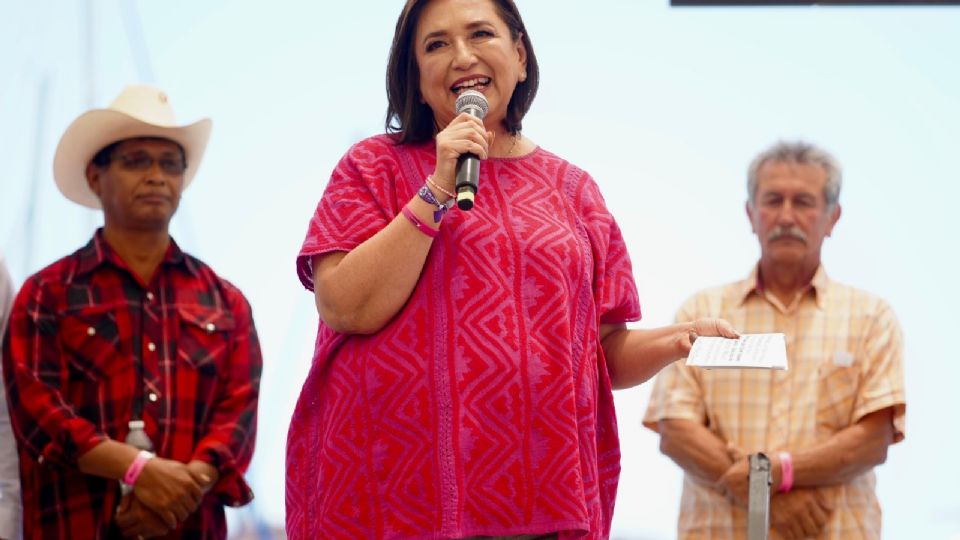 Xóchitl Gálvez, candidata a la Presidencia de la República por 'Fuerza y Corazón X México'.