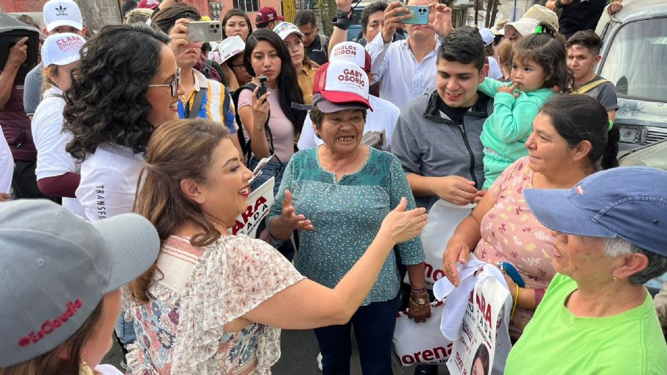 Clara Brugada, candidata a la Jefatura de Gobierno de la Ciudad de México.