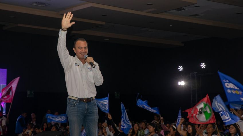 Carlos Orvañanos, candidato a Cuajimalpa, pide votar por la alianza PAN, PRI y PRD