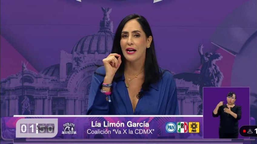 Lía Limón presenta sus propuestas en el debate entre candidatos de Álvaro Obregón