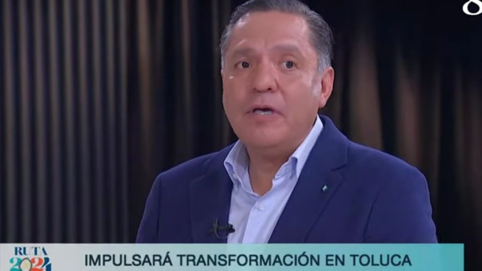 Ricardo Moreno, candidato morenista a la presidencia municipal de Toluca.