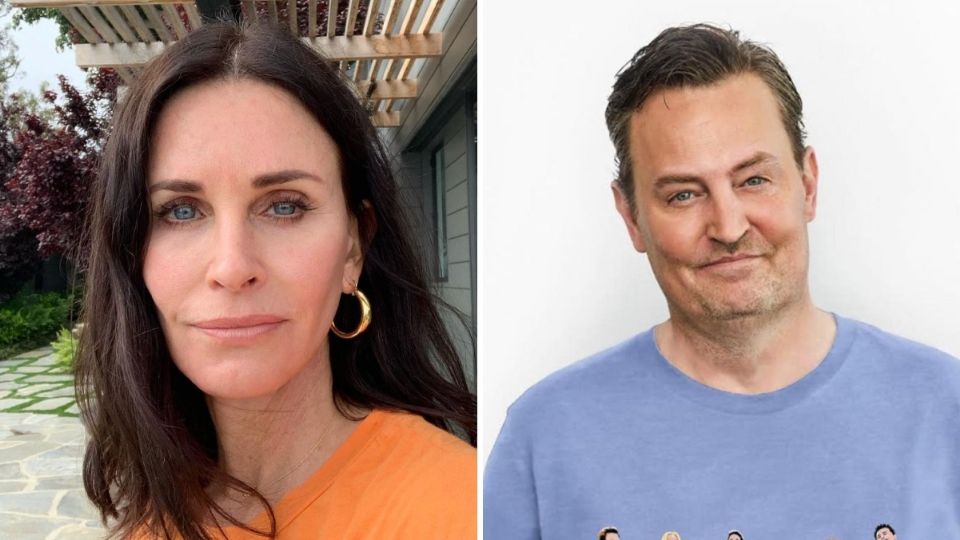 Courteney Cox asegura que Matthew Perry la 'visita' después de su muerte