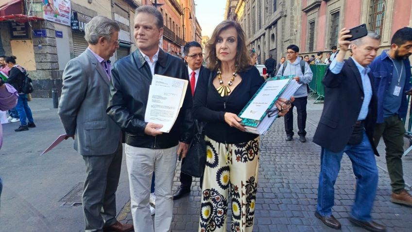 Diputada del PAN y empresario llevan presuntas pruebas contra Rocío Nahle a Palacio Nacional