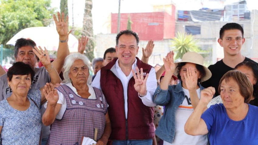 Gonzalo Alarcón se compromete a resolver la escasez de agua y los problemas de inseguridad en Atizapán de Zaragoza