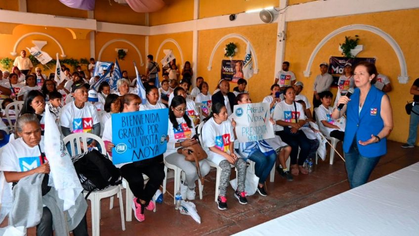 Angélica Moya pide a naucalpenses no permitir entrada de los malos gobiernos de Morena