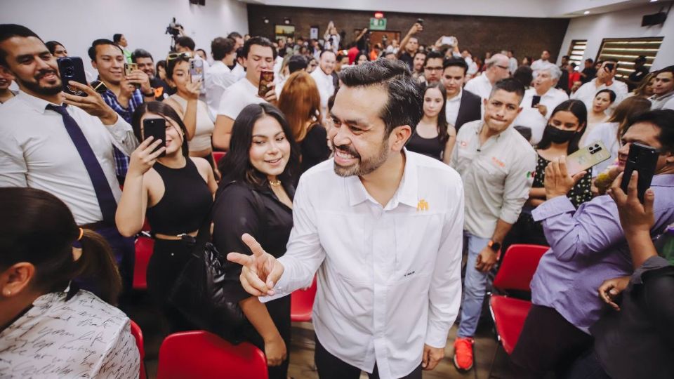 Jorge Álvarez Máynez, candidato a la Presidencia por Movimiento Ciudadano.