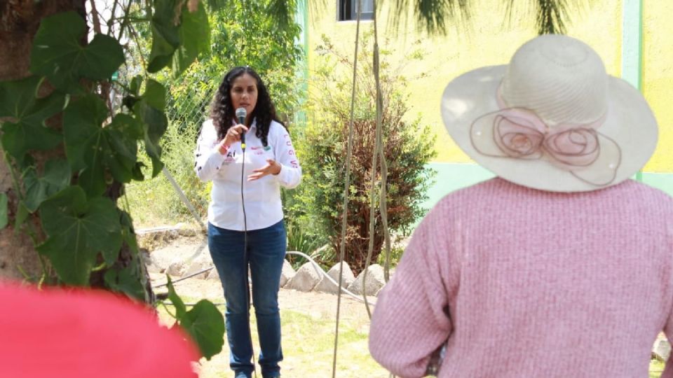 Sinaí Lugo Vargas, candidata del PRI en Otzolotepec, Estado de México.