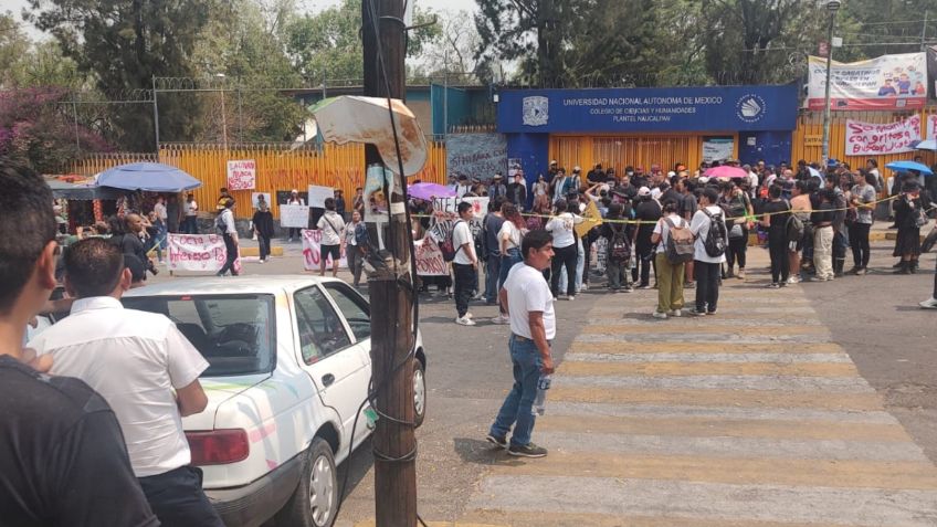 Continúa negativa de estudiantes que tomaron CCH Naucalpan por participar en las mesas de diálogo