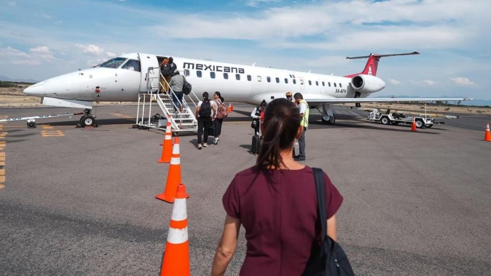 Claudia Sheinbaum a su llegada al vuelo