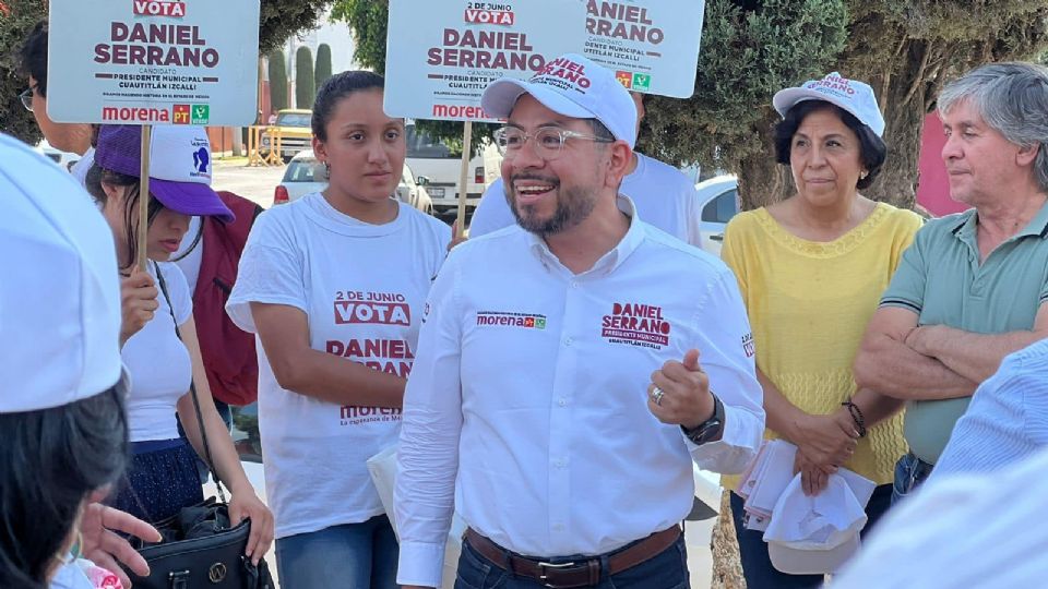 Daniel Serrano, candidato a la presidencia municipal de Cuautitlán Izcalli por Morena.