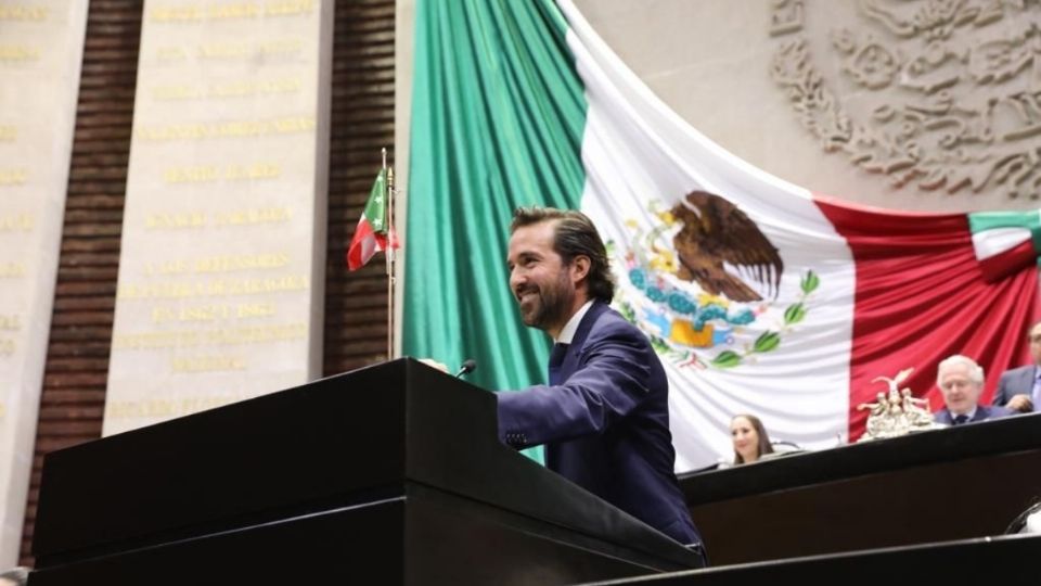 Pablo Gamboa, durante una sesión en la Cámara de Diputados.