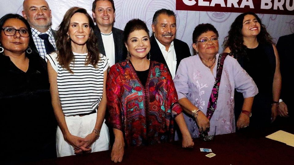 Clara Brugada, candidata a la Jefatura de Gobierno por 'Sigamos Haciendo Historia'.