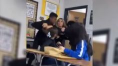 VIDEO: maestra intenta detener una pelea y acaba azotada en el piso