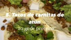 ¿Cómo hacer tacos de carnitas de atún? Receta fácil y saludable