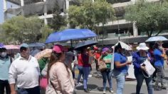 CNTE protesta en Periférico y avenida Ejército Nacional