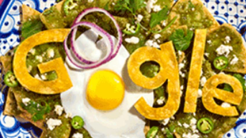 Google celebra a los chilaquiles con el Doodle del día, ¿por qué?