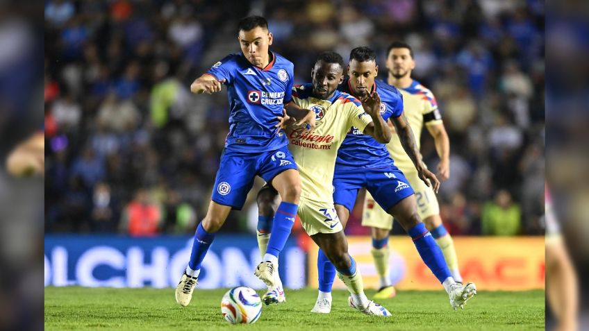 Cruz Azul y América empatan 1-1 en la ida de la final del Clausura 2024