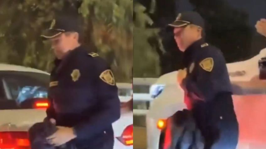 VIDEO: vocalista de Los Temerarios se disfraza de policía para llegar a su concierto