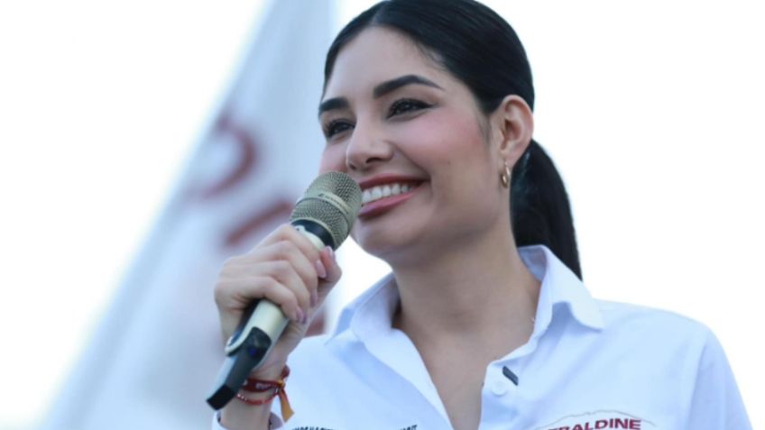 Geraldine Ponce está lista para su cierre de campaña en el centro de Tepic: "Hoy por fin la ciudad se ve diferente"