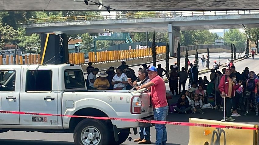 Maestros de la CNTE bloquean Circuito Interior y Reforma; también AICM