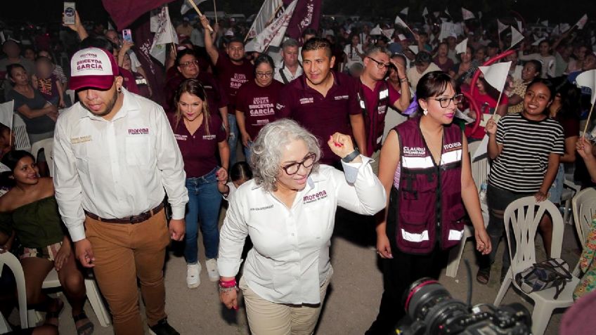 Rita Ozalia cierra campaña llevando el mensaje de la transformación a diferentes municipios