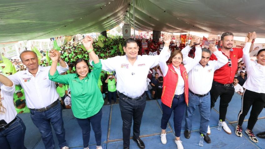 Alejandro Armenta candidato de Morena-PT-PVEM resalta la seguridad y el turismo como sus prioridades en Puebla