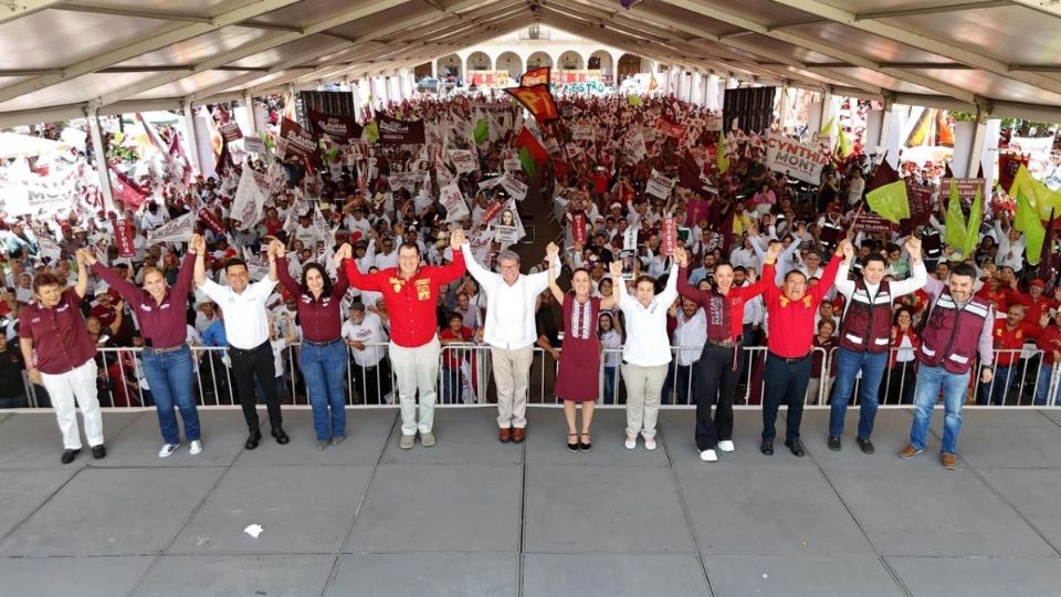 “El mensaje es contundente, ayer se demostró que Durango dará el respaldo este próximo 2 de junio para sacar adelante el país con la consolidación de la transformación'