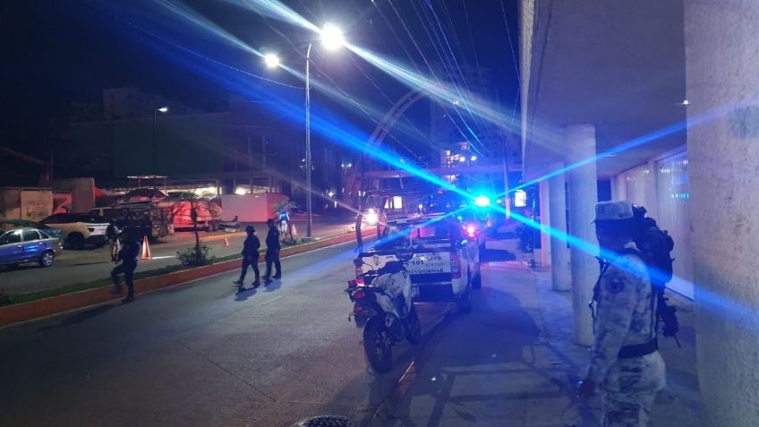 Policía estatal realiza patrullajes nocturnos de seguridad en Acapulco