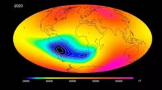 La NASA revela que extraña anomalía magnética no para de crecer e impactará a la humanidad