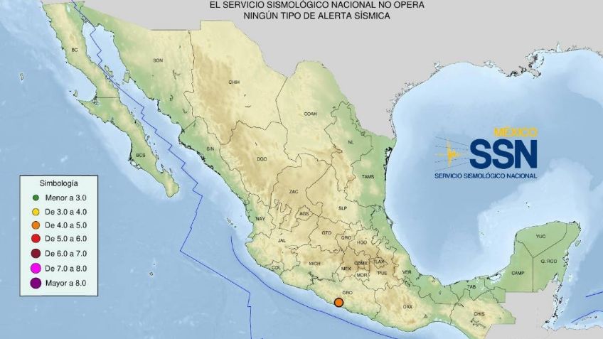 Temblor hoy en México: sismo de magnitud 4.6 sacude Guerrero